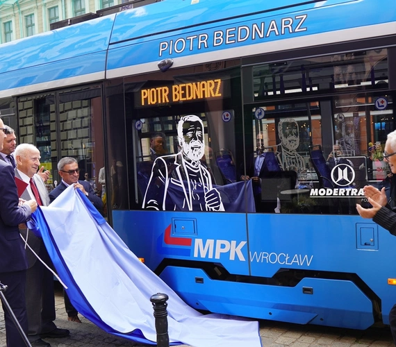 Wrocław ma tramwaj im. Piotra Bednarza