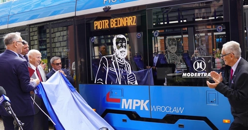 Wrocław ma tramwaj im. Piotra Bednarza