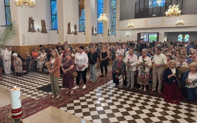 Nabożeństwo ku czci św. Rity w Nieświniu