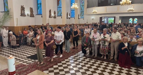 Nabożeństwo ku czci św. Rity w Nieświniu