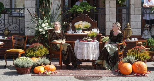 Dożynki diecezjalne w Wielowsi - korowód