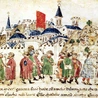 Pielgrzymi przybywający do Rzymu na Rok Jubileuszowy 1300 r.