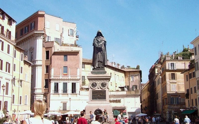 Pomnik Giordana Bruna na Campo di Fiori w Rzymie.