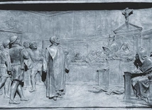 Giordano Bruno  przed trybunałem  inkwizycyjnym.