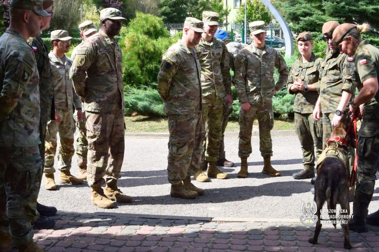 Amerykańscy żołnierze szkolą się z mazowieckimi terytorialsami