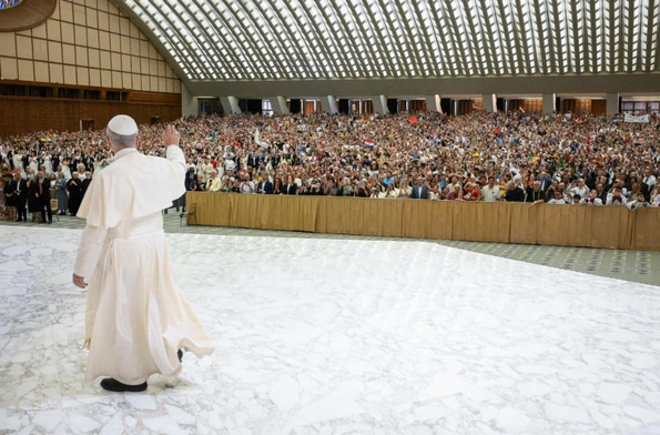 Podczas audiencji w Auli Pawła VI
