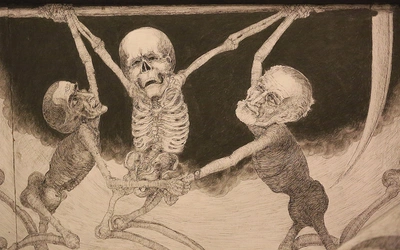 Wystawa rysunków byłego więźnia Mariana Kołodzieja.