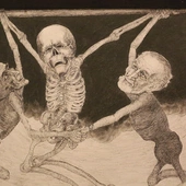 Wystawa rysunków byłego więźnia Mariana Kołodzieja.