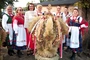 W ramach dziękczynienia wierni przygotowali wieńce dożynkowe, które potem oceniało jury.
