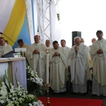 Modlitwa przy kaplicy w Opocznie 