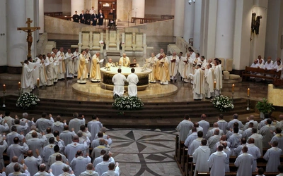 Katowice. Jubileuszowa pielgrzymka kapłanów i diakonów