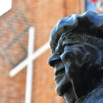 Polowa Msza św. przy katedrze na 45 lat Solidarności