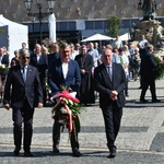 Polowa Msza św. przy katedrze na 45 lat Solidarności