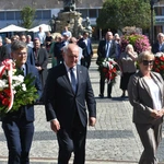 Polowa Msza św. przy katedrze na 45 lat Solidarności