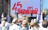 Gorzów Wlkp. Obchody 45. rocznicy powstania NSZZ "Solidarność"