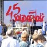 Gorzów Wlkp. Obchody 45. rocznicy powstania NSZZ "Solidarność"
