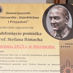 Odsłonięcie pomnika Stefana Banacha 
