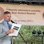Odsłonięcie pomnika Stefana Banacha 