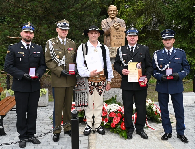 Odsłonięcie pomnika Stefana Banacha 