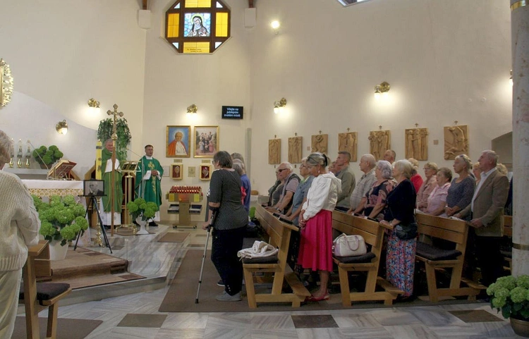 Msza św. w I rocznicę śmierci ks. Tomasza Horaka w sanktuarium Maria Hilf k. Zlatych Hor