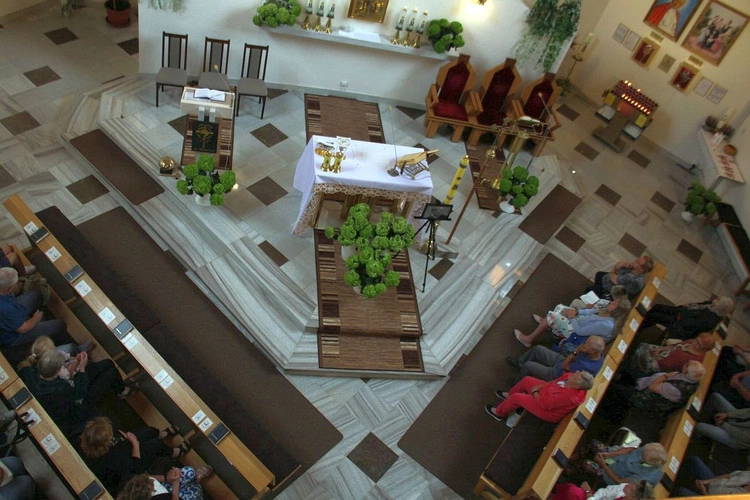 Msza św. w I rocznicę śmierci ks. Tomasza Horaka w sanktuarium Maria Hilf k. Zlatych Hor