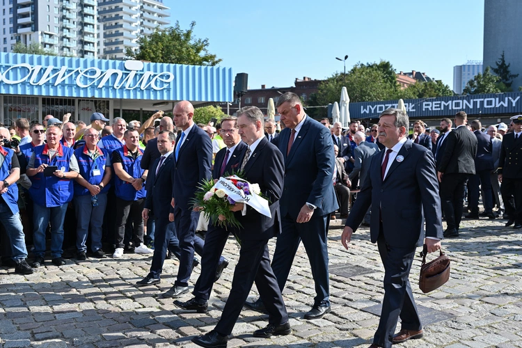 Rocznicowe uroczystości Solidarności w Gdańsku