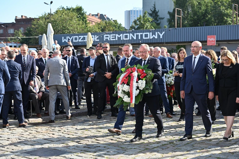 Rocznicowe uroczystości Solidarności w Gdańsku