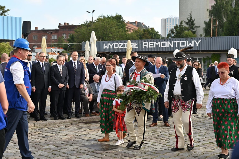Rocznicowe uroczystości Solidarności w Gdańsku