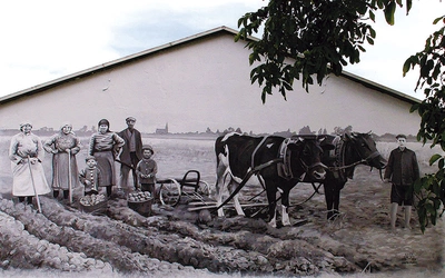 Malowidło przy ul. Opolskiej.
