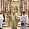 Poświęcenie kościoła podczas uroczystości odpustowych 31 sierpnia.