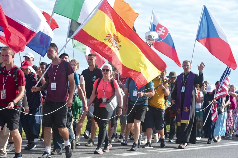 Najbardziej międzynarodowa, dzięki podopiecznym wspólnoty Cenacolo,  była grupa 21.