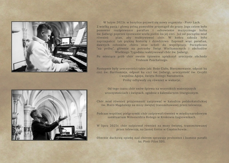 Wystawa poświęcona Chórowi św. Jadwigi w Trzebnicy