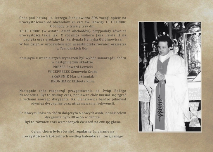 Wystawa poświęcona Chórowi św. Jadwigi w Trzebnicy