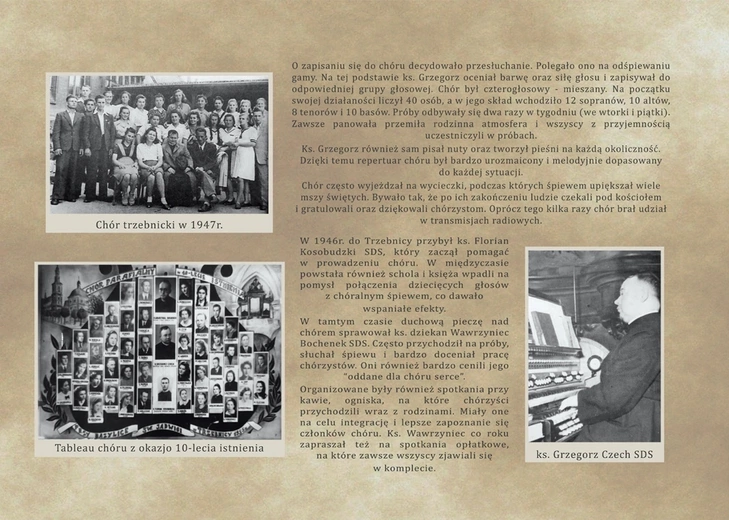 Wystawa poświęcona Chórowi św. Jadwigi w Trzebnicy