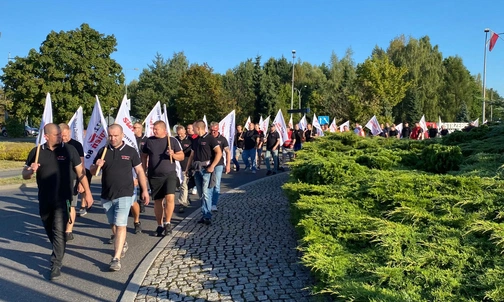 Jastrzębie Zdrój. Protest w obronie JSW