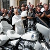 „Papieski motocykl” na Placu św. Piotra