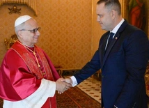 Prezydent Nawrocki na audiencji u Papieża Leona XIV