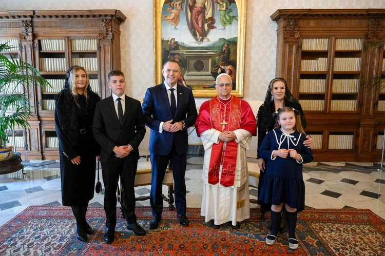 Prezydent Nawrocki u papieża Leona XIV