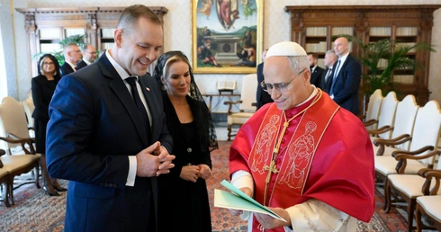 Prezydent Nawrocki na audiencji u Papieża Leona XIV - zobacz zdjęcia