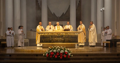 Msza św. z okazji 45. rocznicy powstania NSZZ "Solidarność"