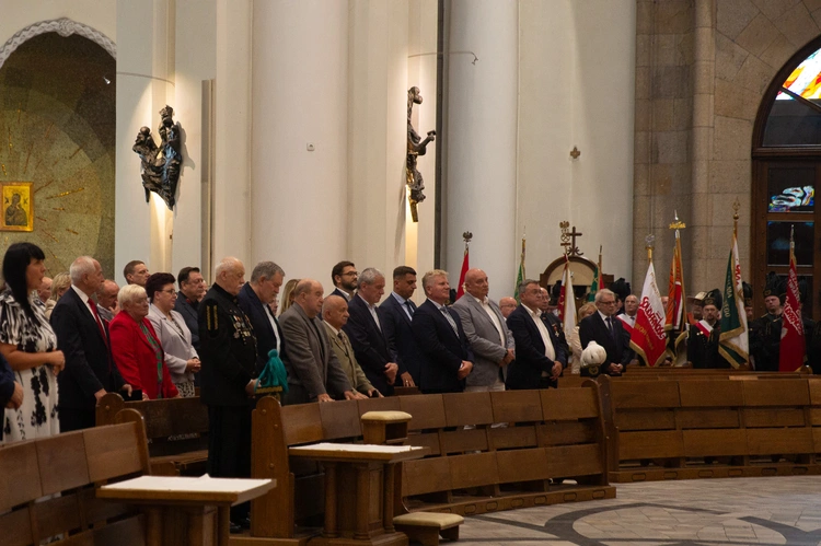 Msza św. z okazji 45. rocznicy powstania NSZZ "Solidarność"