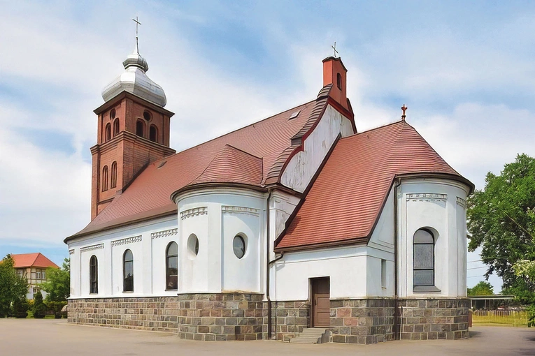 Wizytacja archidiakonatu pomorskiego przeprowadzona przez J. Rybińskiego w latach 1780–1781 odnotowała, że we wsi mieszkało 43 katolików.