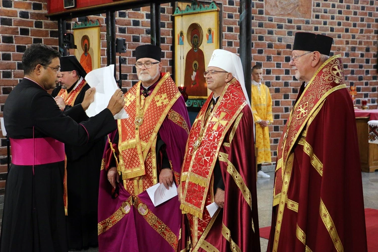 Przedstawienie nowego greckokatolickiego biskupa nominata we Wrocławiu