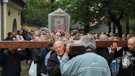 Rodziny na kalwaryjskich dróżkach
