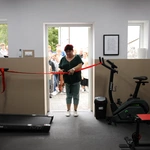 Otwarcie siłowni parafialnej w Słupi