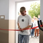 Otwarcie siłowni parafialnej w Słupi