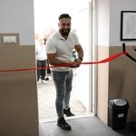 Otwarcie siłowni parafialnej w Słupi