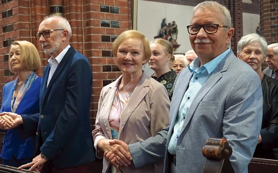 Podczas liturgii miało miejsce odnowienie przyrzeczeń małżeńskich.