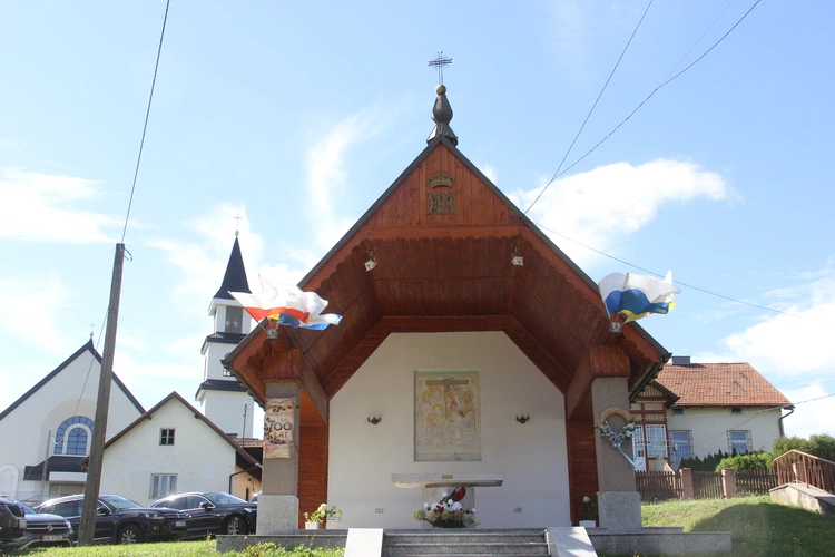 Wmurowanie kamienia węgielnego w Czarnym Potoku