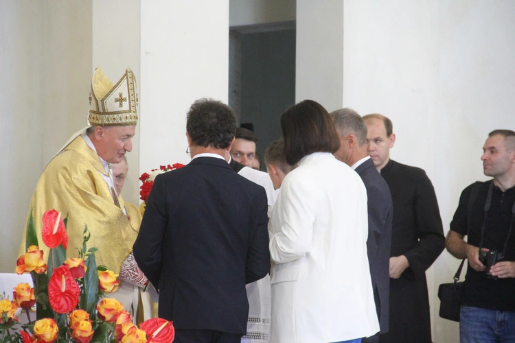 Wmurowanie kamienia węgielnego w Czarnym Potoku